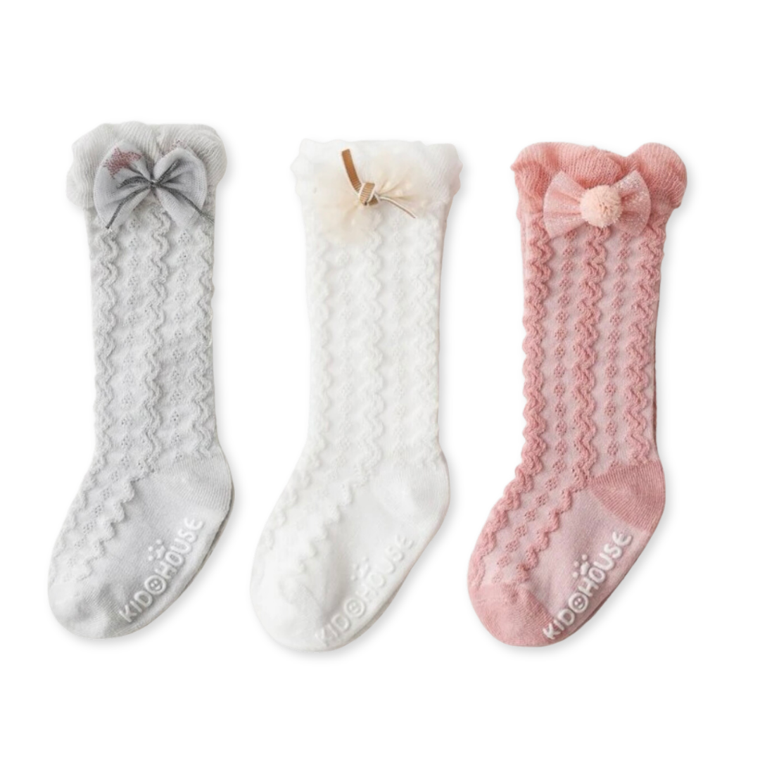 Baby bow socks