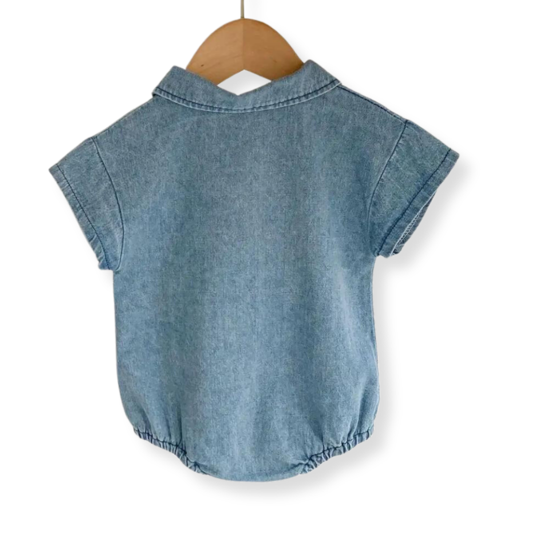 Baby girl jeans overall
