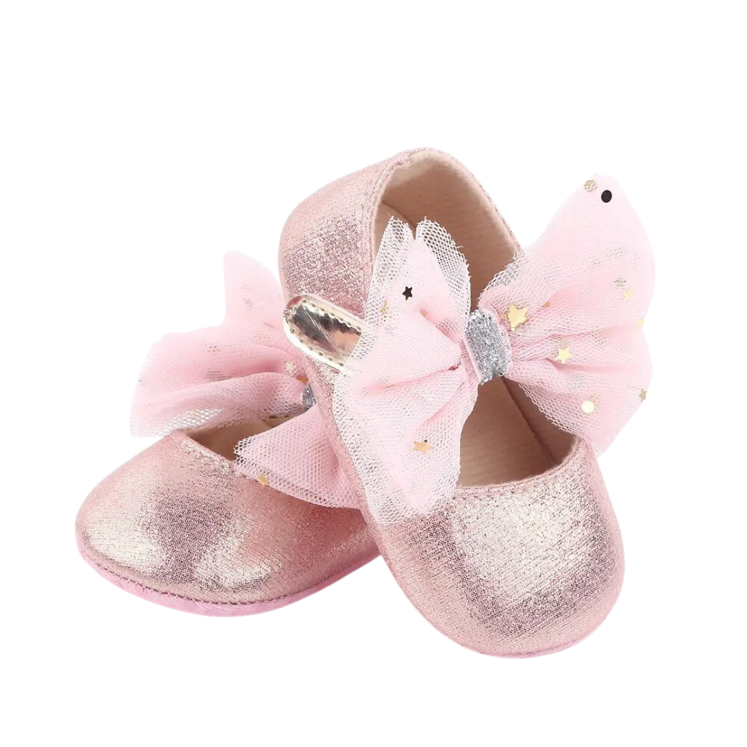 Pink ballerina shoes