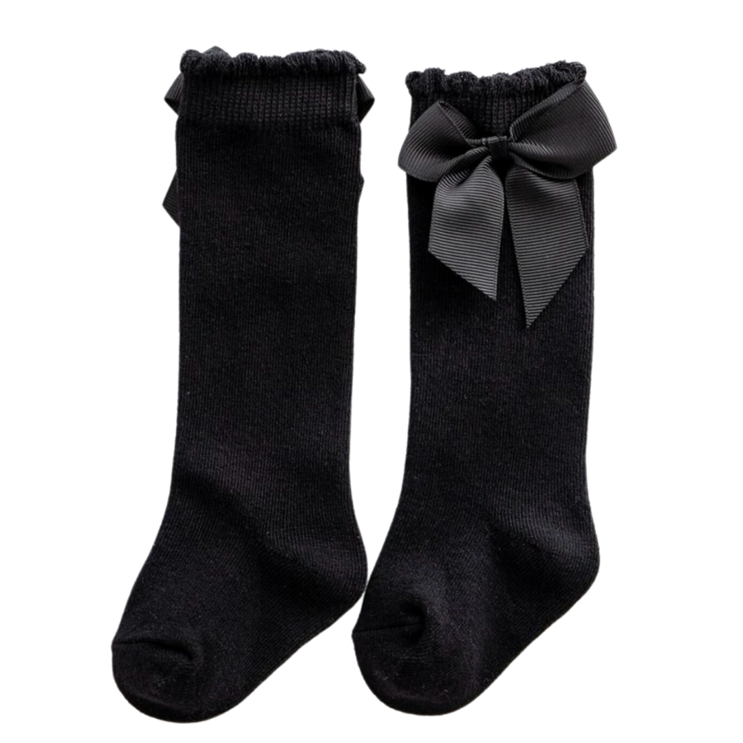 Black knee socks