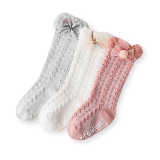 Baby bow socks