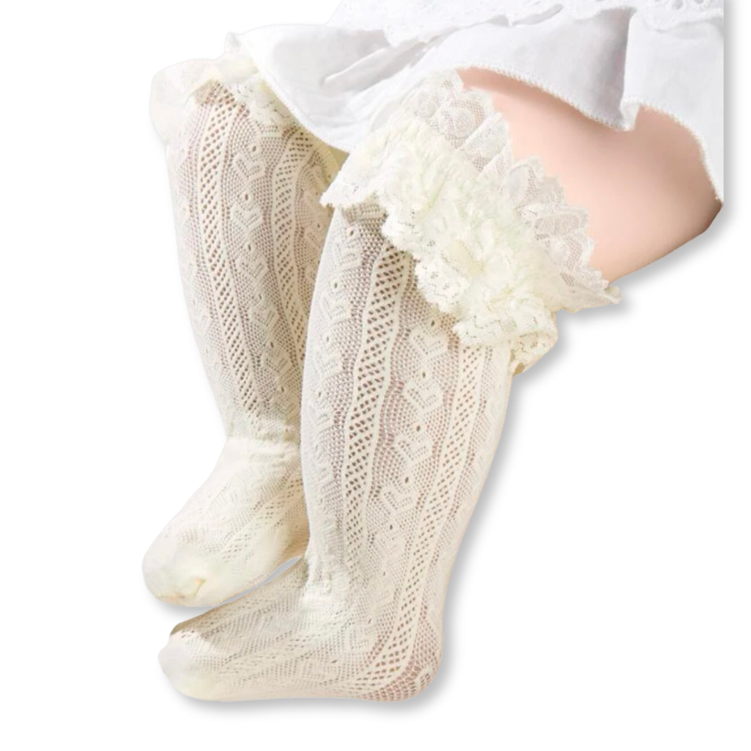 Over the knee baby socks