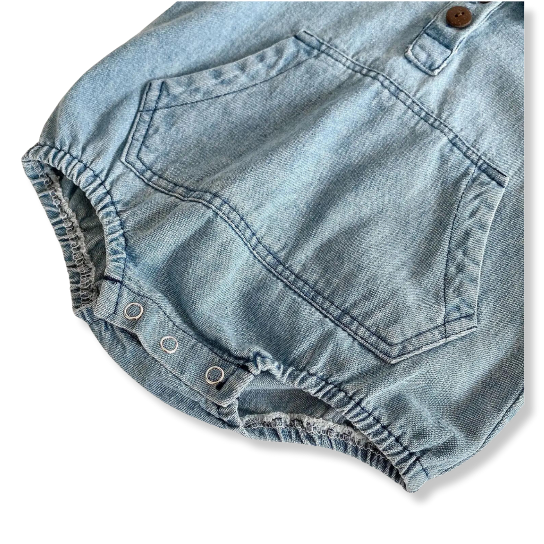Baby girl jeans overall