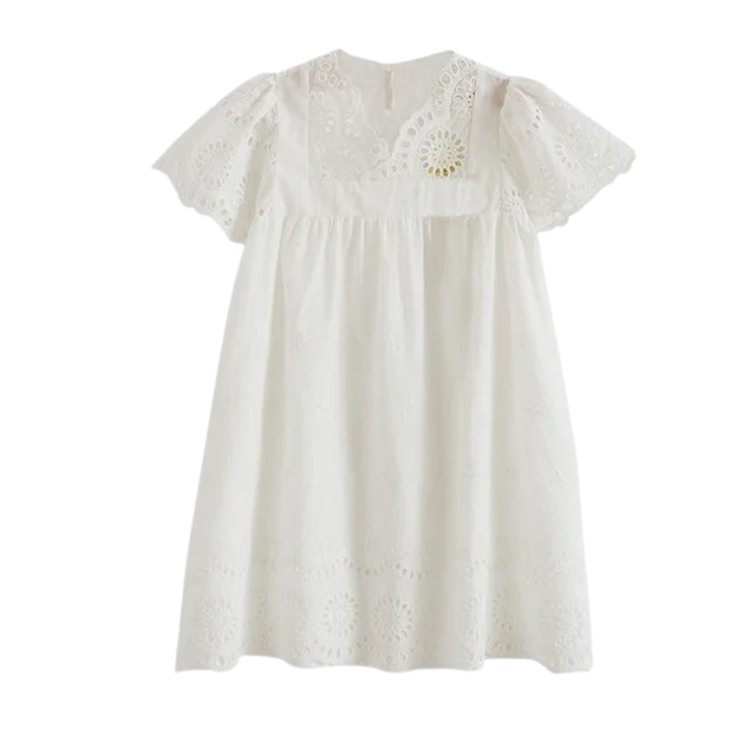 Classic cotton White Dress