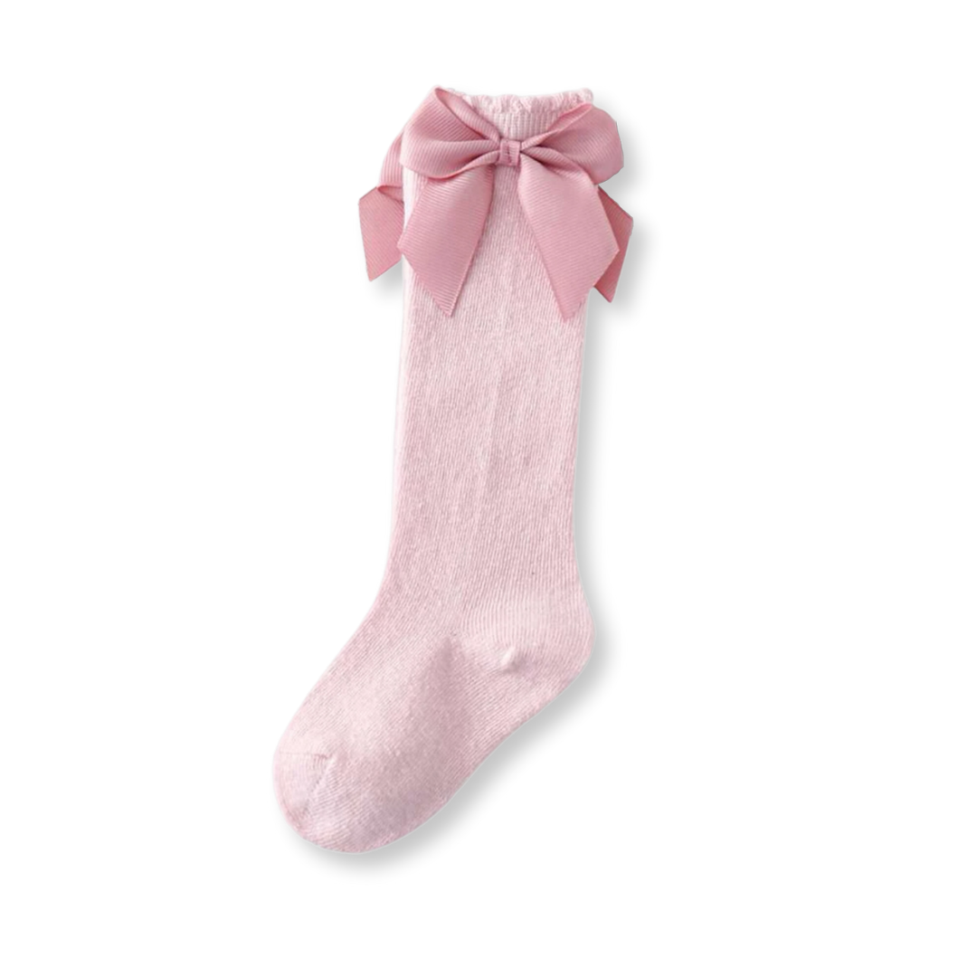 Pink knee socks